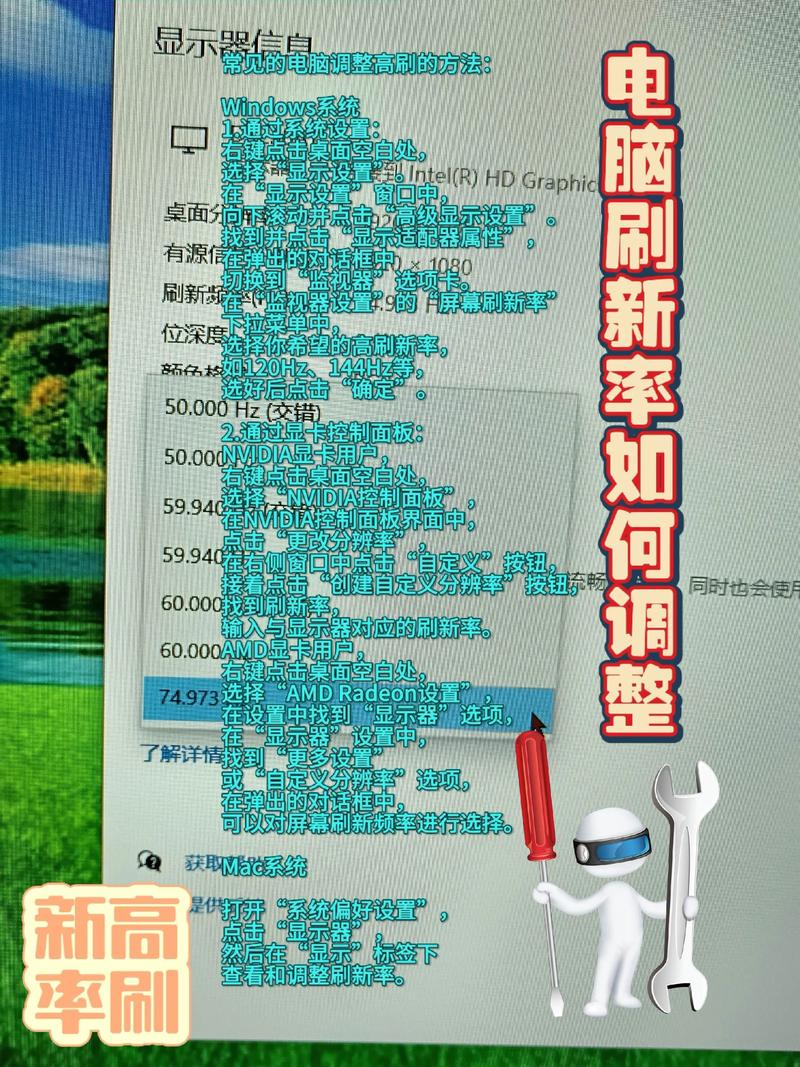 电脑分辨率怎么调整啊?