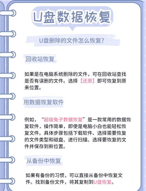 u盘在电脑打开过的文件怎么恢复u盘在电脑上怎么恢复文件