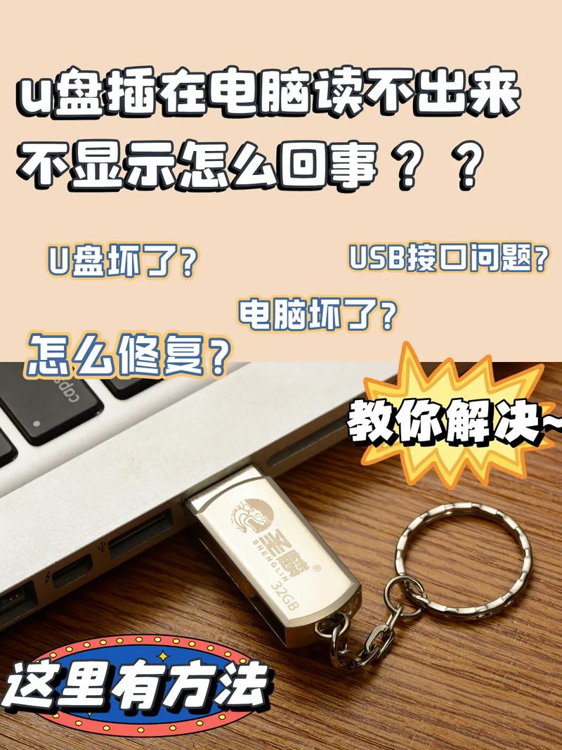 u盘插入电脑上的usb接口后无法识别怎么办