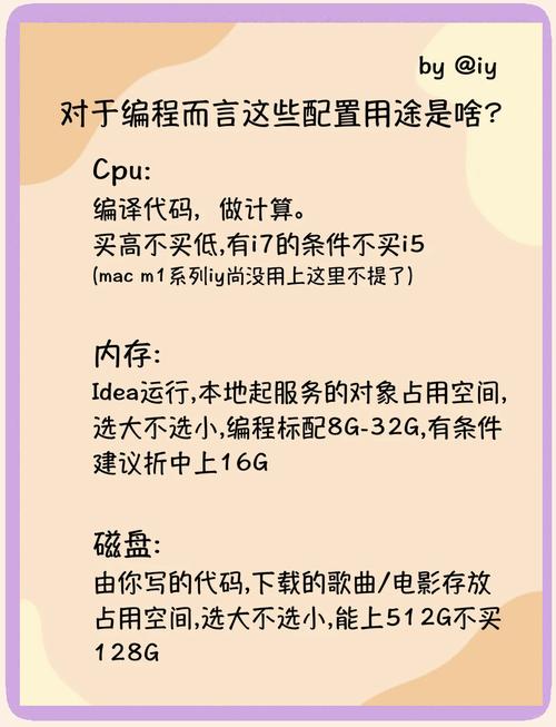 编程电脑需要什么配置