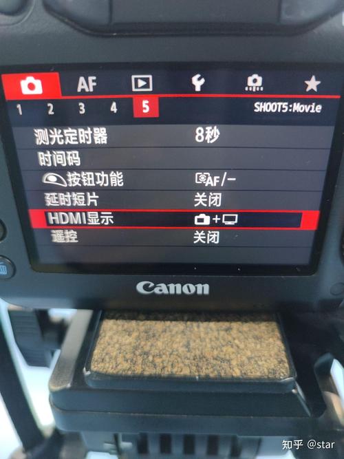 佳能6d2hdmi信息显示在哪