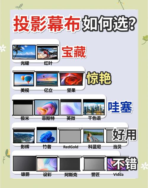 什么牌子的投影幕布好?