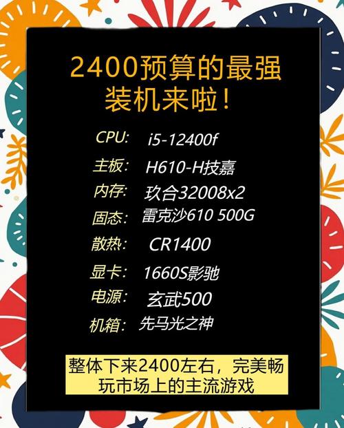 帮我配台intel酷睿i52400这个u的机子?