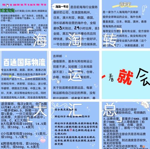 海淘转运公司怎么选?