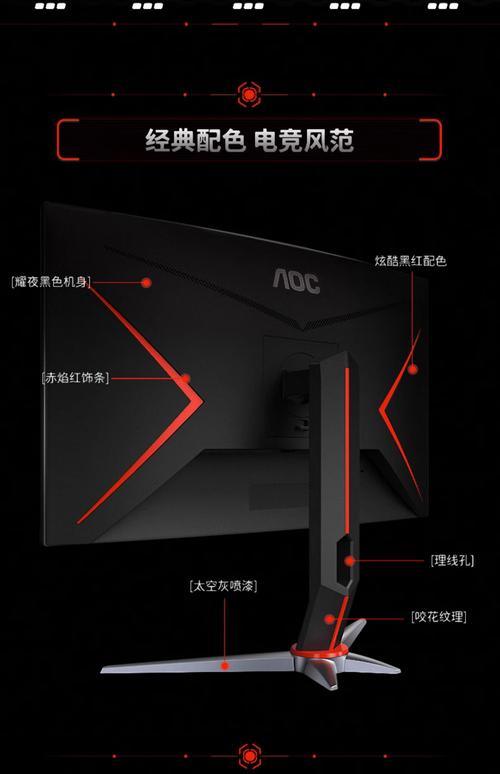 AOC显示器的开关在哪里?