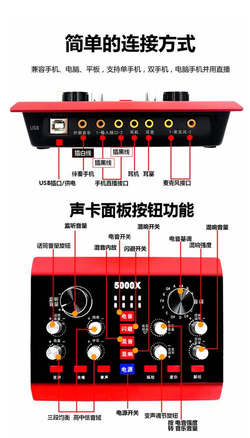 安装手机电脑声卡教程声卡连接电脑教程