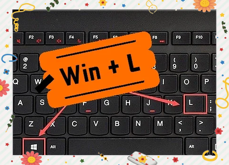 电脑按哪个键直接锁屏