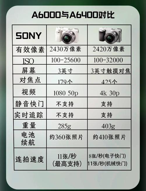 sony的a6000和a5100有什么区别