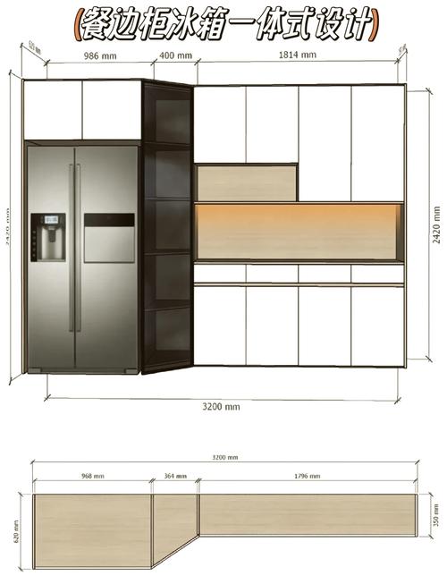 双开门冰箱尺寸预留多少