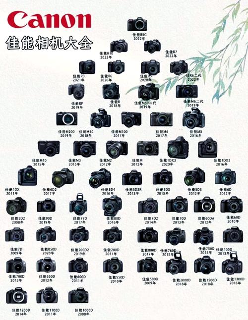 佳能单反相机发布时间顺序是怎样的?
