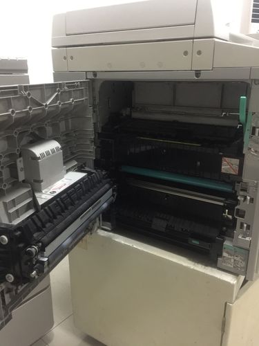 佳能c5035打印机打出来有黑色痕迹