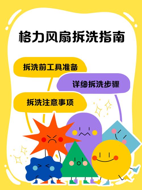 格力电风扇怎么拆洗