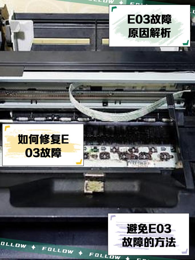 佳能打印机e03是什么故障代码