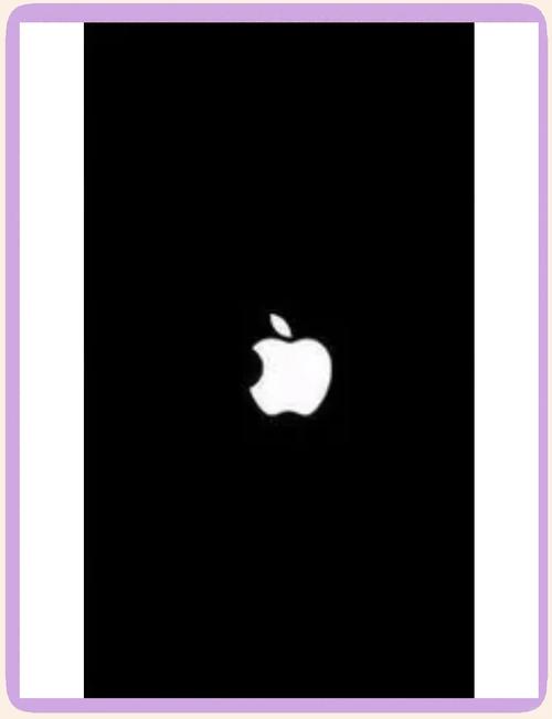 iphone手机黑屏中间一直转圈