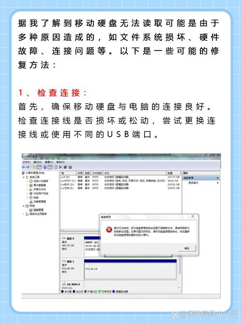 移动硬盘显示无法格式化怎么办?