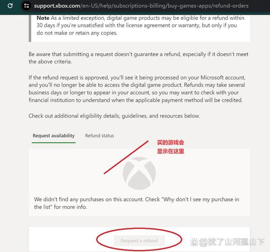 微软商城退款时间?