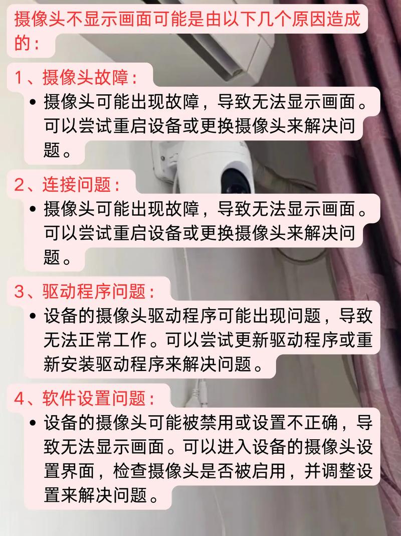 监控摄像头的故障现象