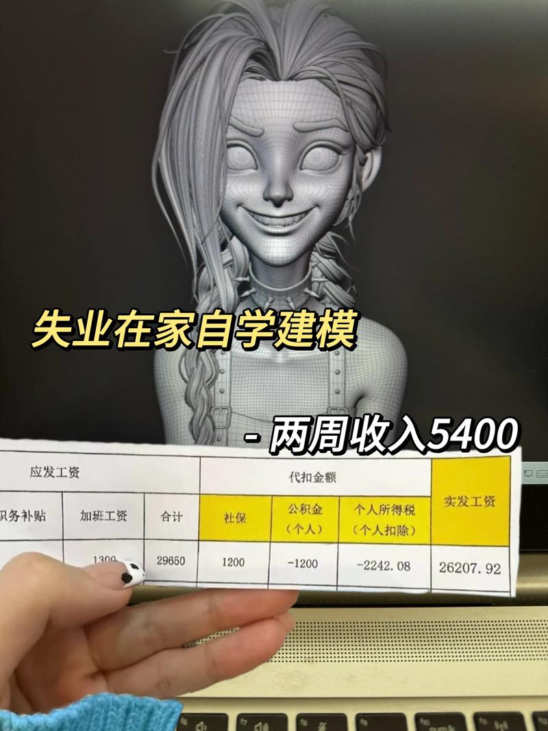 3d建模师一个月的真实收入