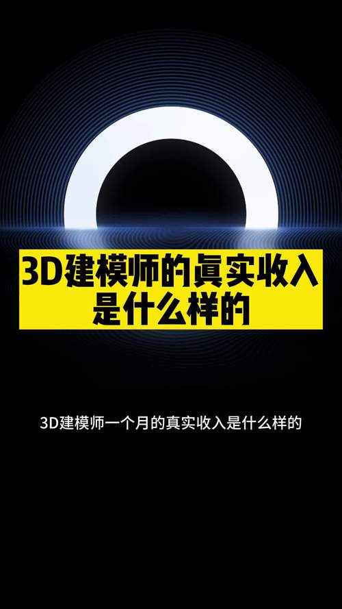 3d建模师的工资一般多少,平均薪资在1『2』万左右