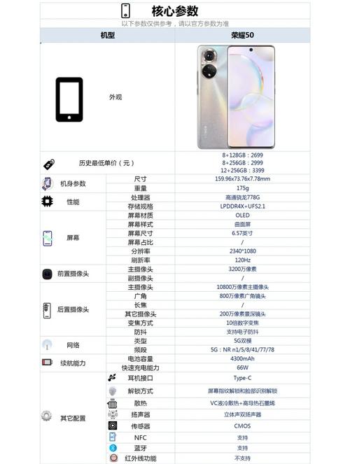 荣耀50刚上市多少钱