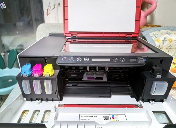 惠普510能打印带背胶的吗