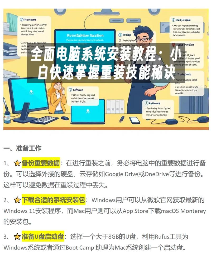 从装机到装系统教程,装机的系统怎么装