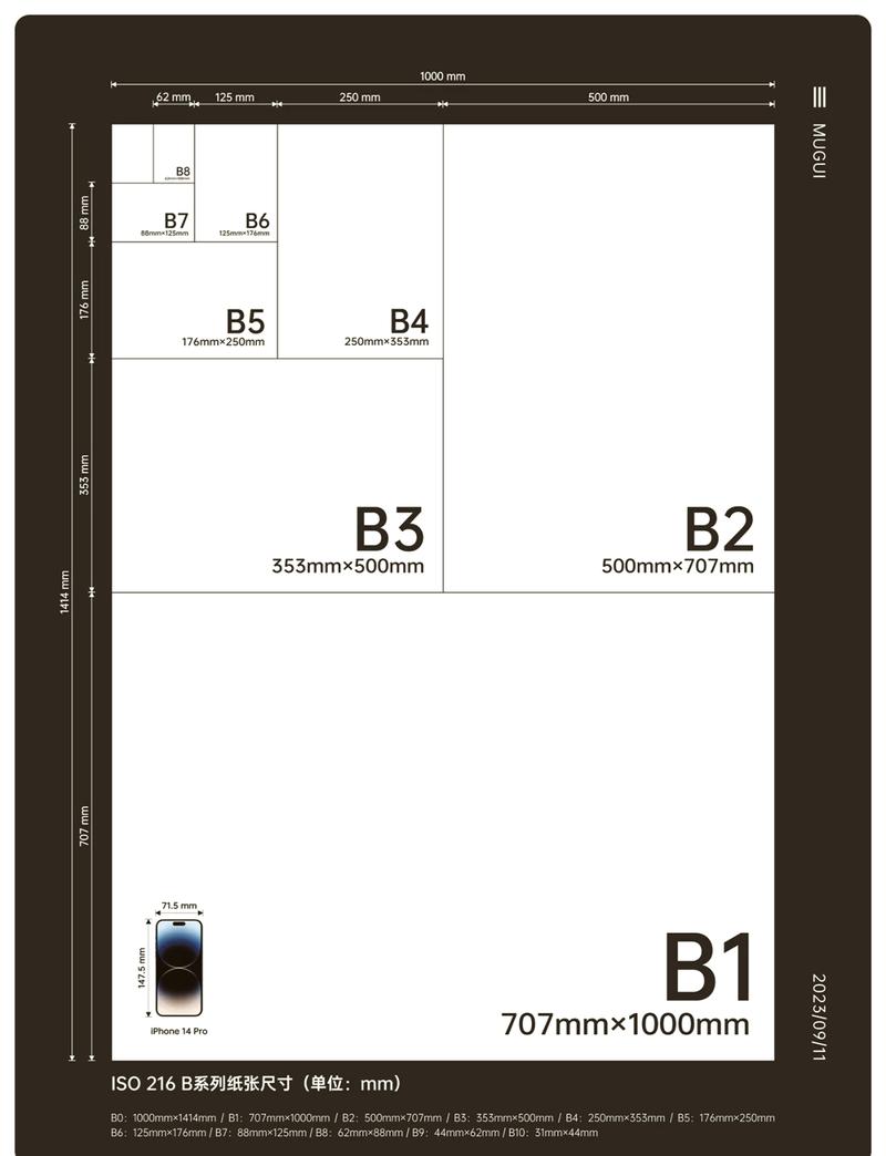 笔记本的尺寸是多少?