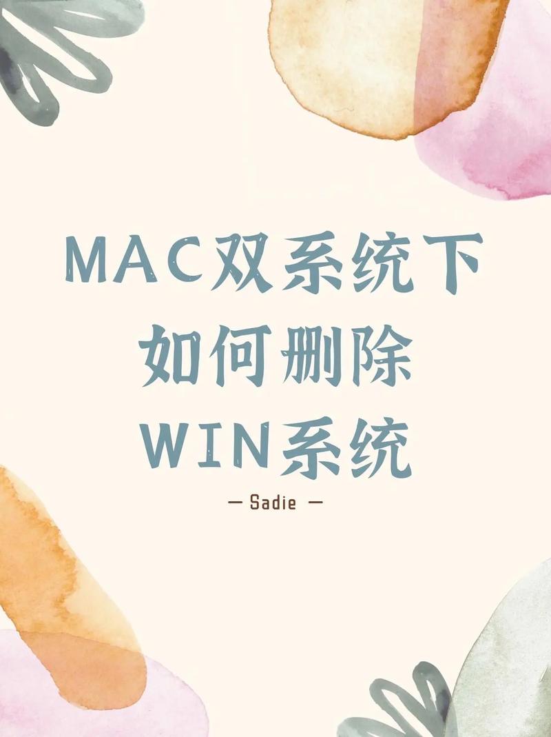 Mac怎么删除双系统中的windows系统