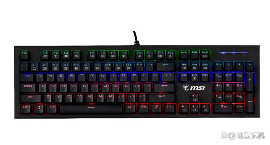 微星键盘怎么设置LED背光灯效果