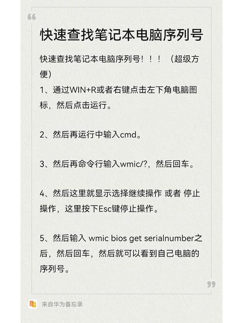 如何查看电脑的序列号呢?