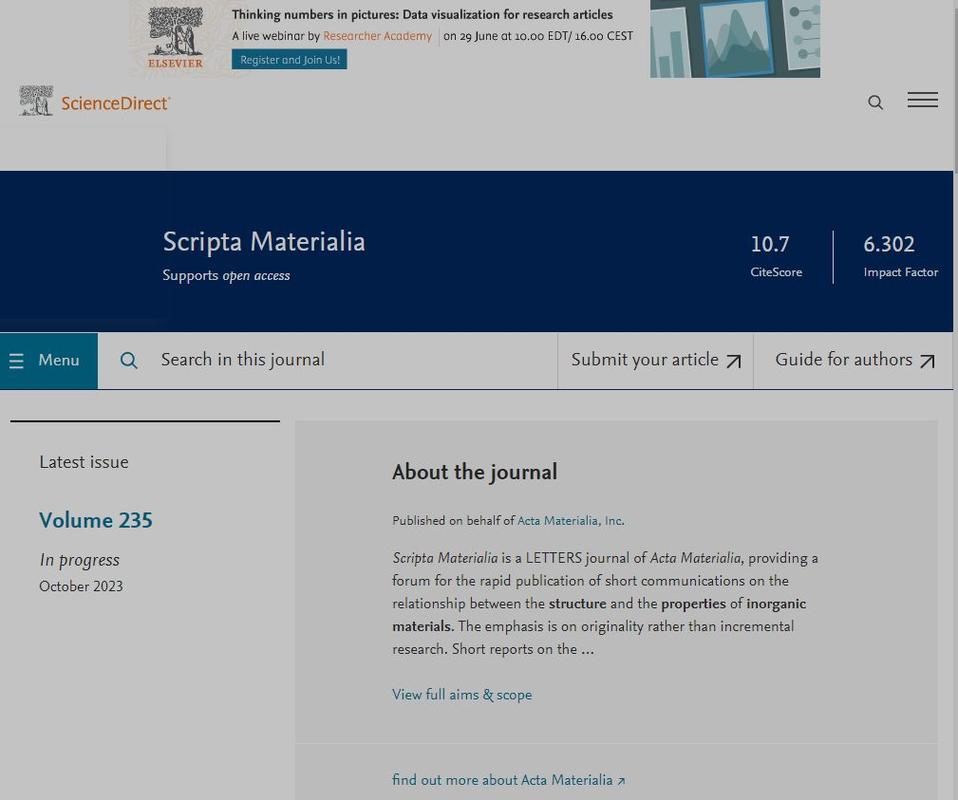 materials属于什么期刊