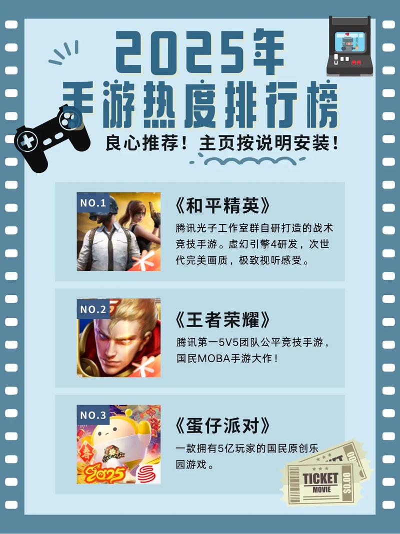 手游排名榜前十名网络游戏2025
