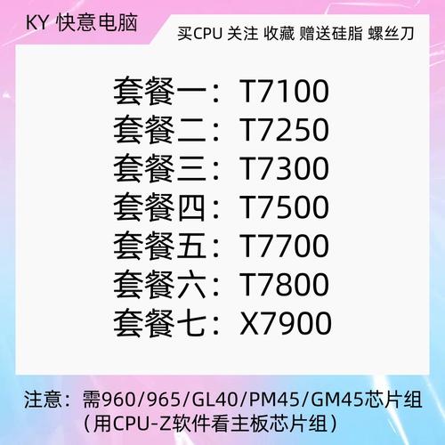 英特尔PM965GM965GL960GS965笔记本主板比较高支持什么CPU