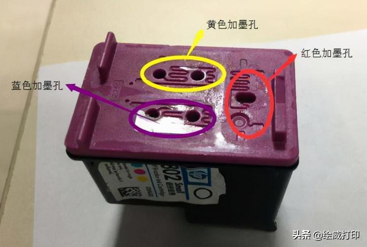 佳能彩色打印机怎么添加墨水图解