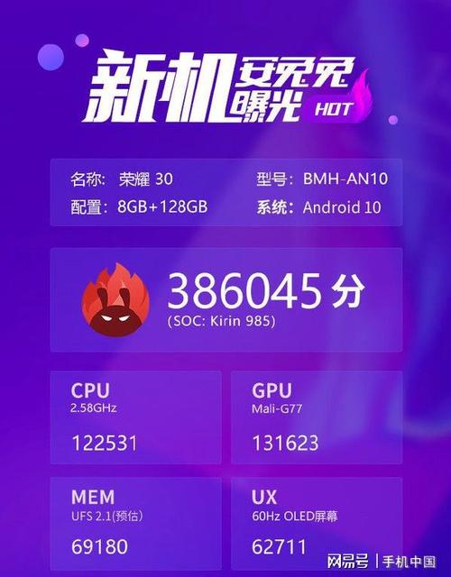麒麟985跑分大概多少