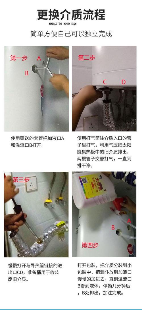 怎么更换太阳能热水器的介质?