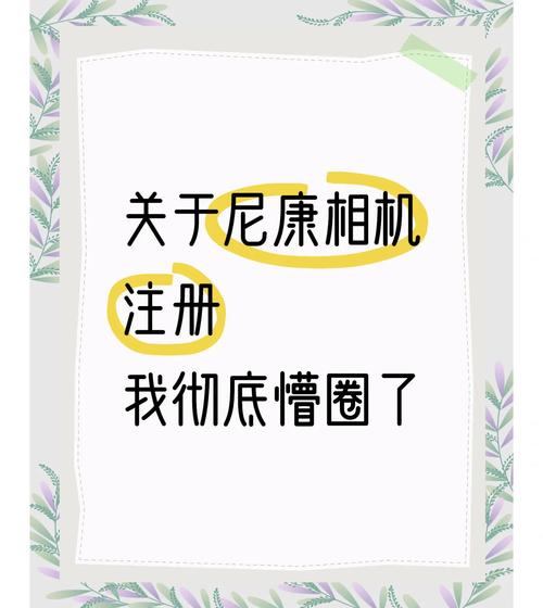 尼康注册成功代表什么意思啊