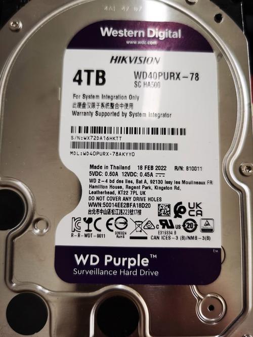 海康4t硬盘电脑不识别新装4T机械硬盘电脑读不出来