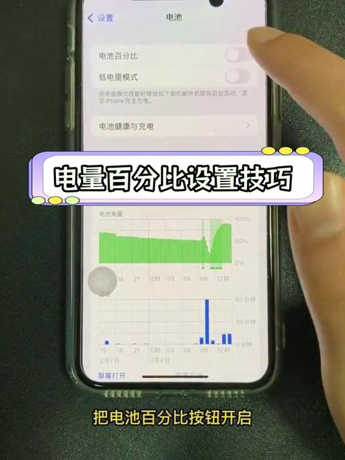 iphone13promax如何设置显示电池电量百分比?