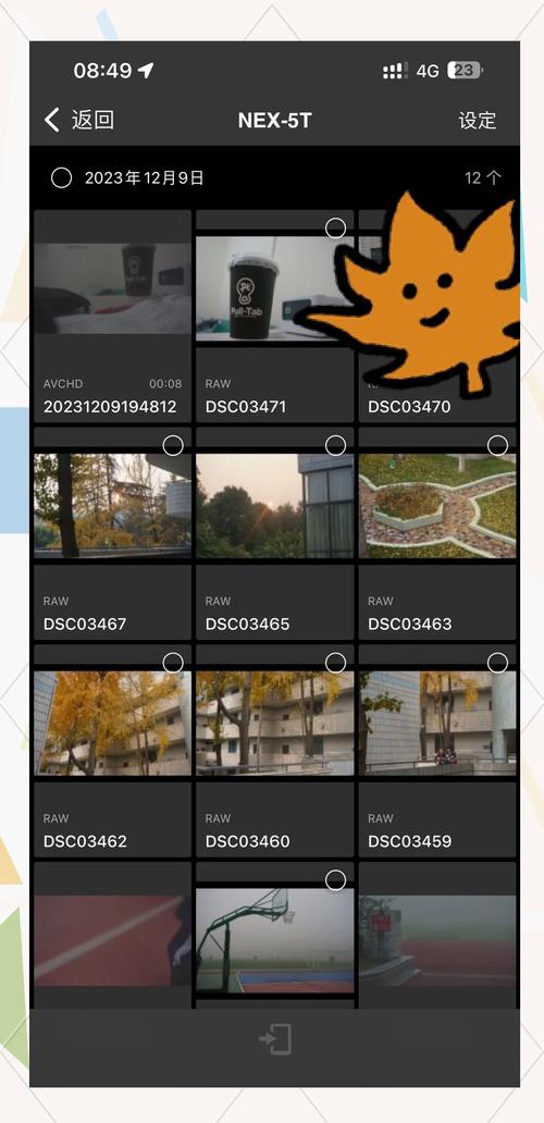 sonynex5n如何导出图片