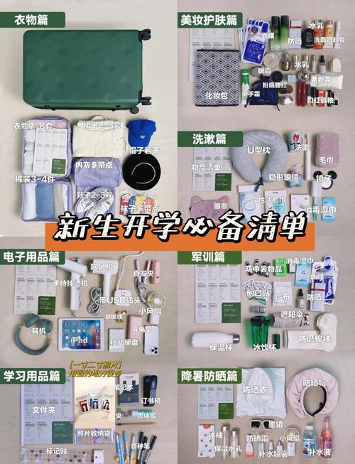 大一新生入学的时候,有哪些必备物品?