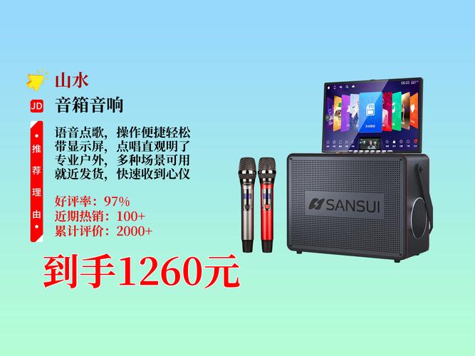 12寸喇叭的山水音响带液晶屏幕的什么价