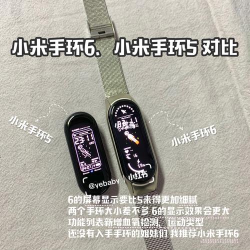 小米手环5和小米手环6的区别