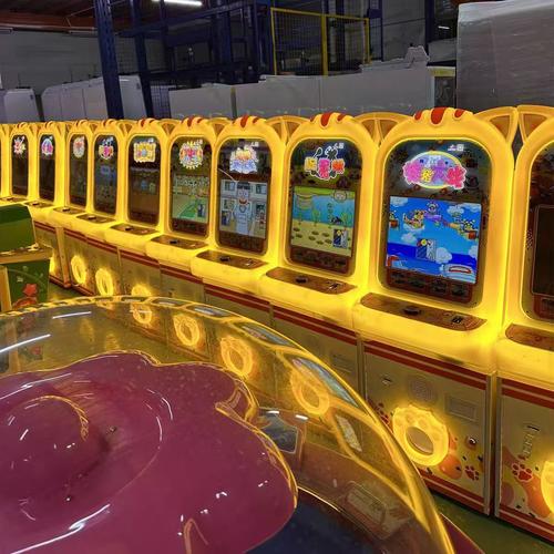 拍拍乐游戏机开机现投珠2个不用投币马上就开始玩