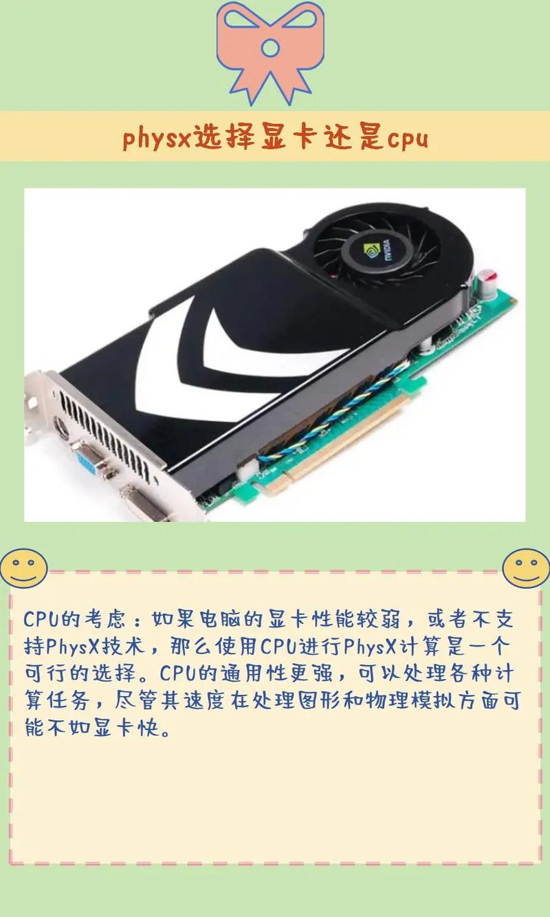 physx处理器到底选显卡还是选CPU好
