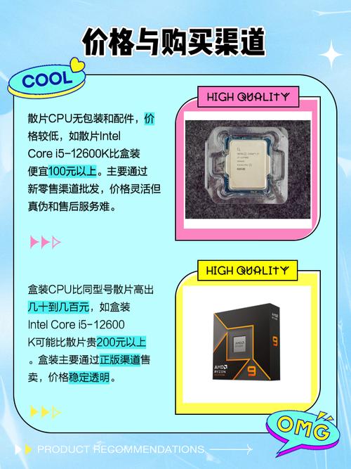 cpu为什么有散片和盒子