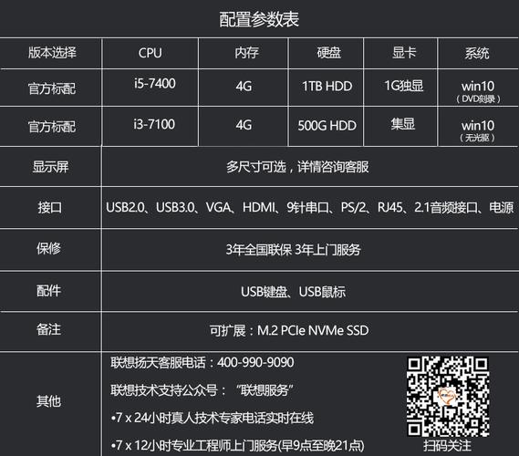 联想扬天t2900d配置