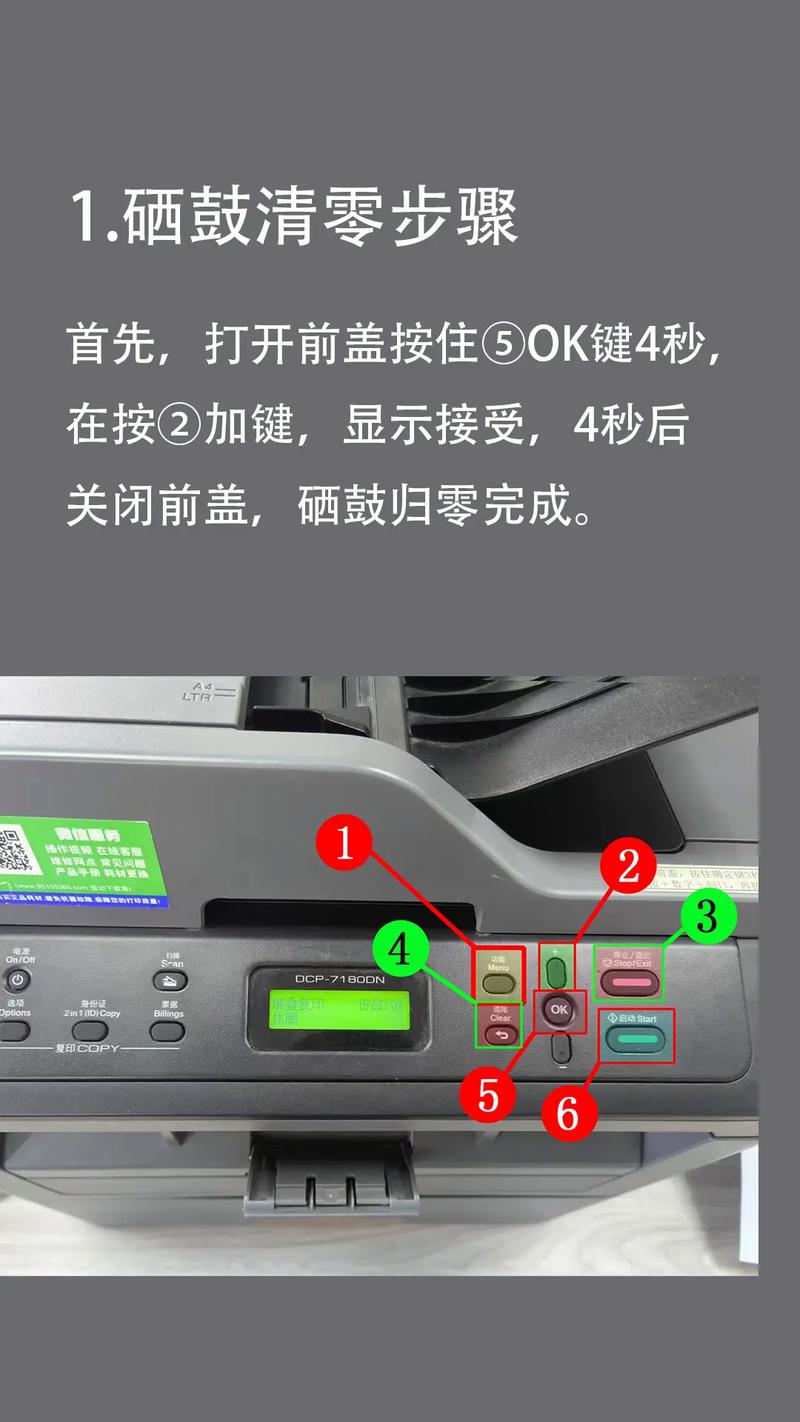 兄弟打印机更换墨盒的操作步骤