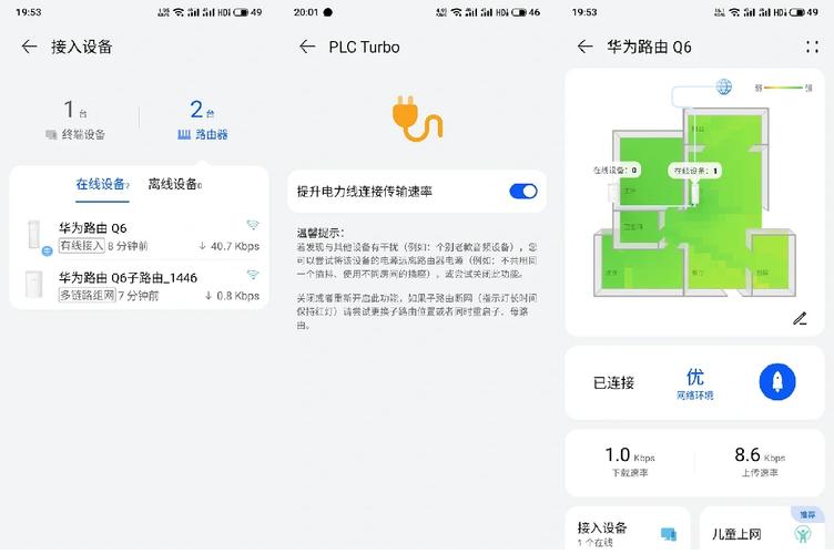 华为路由器智慧组网设置华为发布新一代子母路由Q6实现电力线和Mesh混...