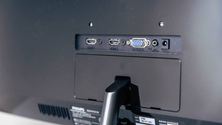 飞利浦229cl显示器的开关在哪